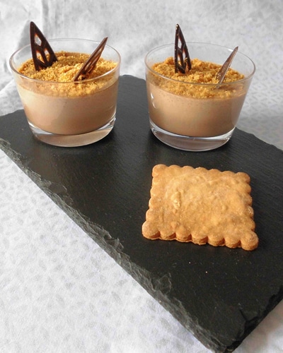 Recette de panna cotta pralinée