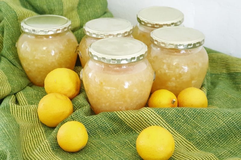 Recette de confiture de citron