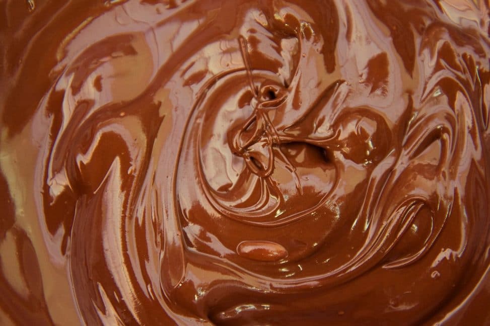 faire fondre du chocolat