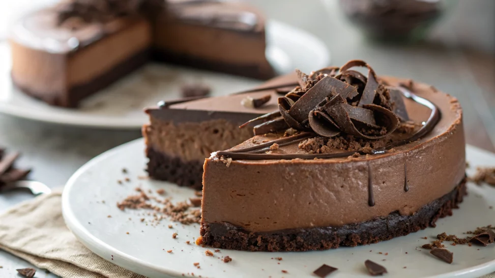 cheesecake au chocolat